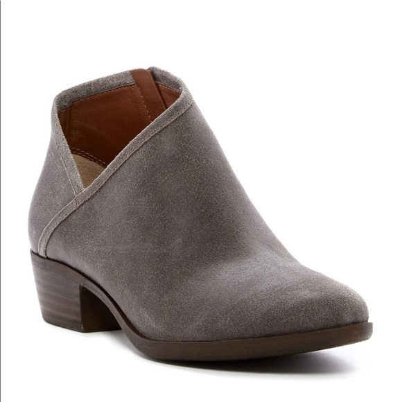Lucky Brand Leather Heeled Brekke Ankle Boots - 11 - Picture 1 of 7
